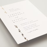 "Courtyard" - Wedding Invitations in Lily by Owl and Toad - Detail