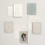 "Courtyard" - Wedding Invitations in Lily by Owl and Toad - Invitation Suite
