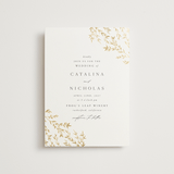 "Swoon" - Wedding Invitations in Cotton by Carolyn Nicks - Front