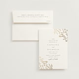 "Swoon" - Wedding Invitations in Cotton by Carolyn Nicks - Invitation with Envelope