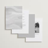 "Overlay" - Wedding Invitations in Silk by Kelly Schmidt - Back of Card Options