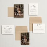 "Overlay" - Wedding Invitations in Silk by Kelly Schmidt - Invitation Suite