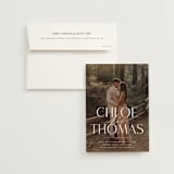 "Overlay" - Wedding Invitations in Silk by Kelly Schmidt - Invitation with Envelope
