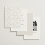 "gathering" - Wedding Invitations in Smoke by Olivia Raufman - Back of Card Options