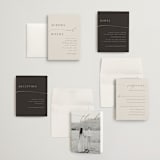 "gathering" - Wedding Invitations in Smoke by Olivia Raufman - Invitation Suite