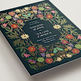 "Gilded Tapestry" - Wedding Invitations in Midnight Garden by Simona Camp - Detail