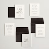 "Idyllic" - Wedding Invitations in Sugar by Jessica Williams - Invitation Suite