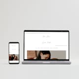 "Simple Lines" - Wedding Invitations in Snow by Michelle Taylor - FREE Wedding Website