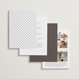 "Regal" - Wedding Invitations in Porcelain by Nicole Walsh - Back of Card Options