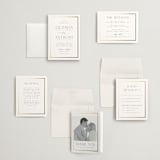 "Regal" - Wedding Invitations in Porcelain by Nicole Walsh - Invitation Suite