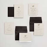 "Simple Seashell" - Wedding Invitations in Sand by Hannah Bowman - Invitation Suite