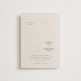 "Mirin" - Wedding Invitations in Linen by Kate Ahn - Front
