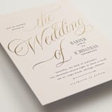 "Mirin" - Wedding Invitations in Linen by Kate Ahn - Detail