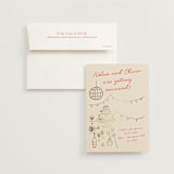 "Party On!" - Wedding Invitations in Sangria Spark by Zove Ahhh - Invitation with Envelope