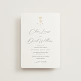 "Palm Monogram" - Wedding Invitations in Leaf by Olivia Raufman - Front