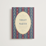 "Woven" - Wedding Invitations in Navy by Baumbirdy - Front