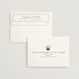 "Tuileries" - Wedding Invitations in Golden by Claudia Orengo - FREE Recipient Addressing