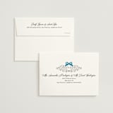 "Josephine" - Wedding Invitations in Marine by Jackie Crawford - FREE Recipient Addressing