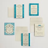"Josephine" - Wedding Invitations in Marine by Jackie Crawford - Invitation Suite