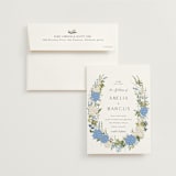 "Garden Whisper" - Wedding Invitations in Coastal by Susan Moyal - Invitation with Envelope
