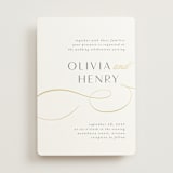 "Forever And" - Wedding Invitations in Snow by Jen Banks - Front