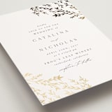 "Swoon" - Wedding Invitations in Cotton by Carolyn Nicks - Detail