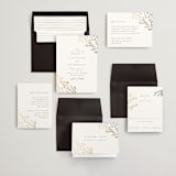 "Swoon" - Wedding Invitations in Cotton by Carolyn Nicks - Invitation Suite