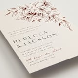 "Lovely" - Wedding Invitations in Creme by Stardust Design Studio - Detail