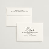 "Playbill" - Wedding Invitations in Midnight Forest by Morgan Kendall - FREE Recipient Addressing