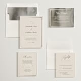 "Tux" - Wedding Invitations in Antique by Nicole Walsh - Invitation Suite