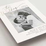 "The Wedding" - Wedding Invitations in Marshmallow by Kaydi Bishop - Detail