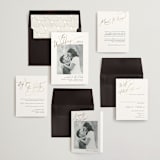 "The Wedding" - Wedding Invitations in Marshmallow by Kaydi Bishop - Invitation Suite