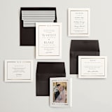 "Luster" - Wedding Invitations in Cotton by Stacey Meacham - Invitation Suite
