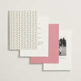 "Embrace" - Wedding Invitations in Peony by Susan Moyal - Back of Card Options