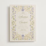 "FairyTale.." - Wedding Invitations in Heather by Vera Lim - Front