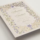 "FairyTale.." - Wedding Invitations in Heather by Vera Lim - Detail