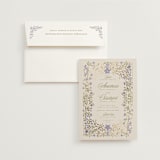 "FairyTale.." - Wedding Invitations in Heather by Vera Lim - Invitation with Envelope