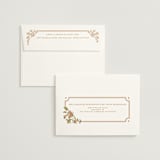 "Marigold" - Wedding Invitations in Ochre by Hannah Bowman - FREE Recipient Addressing