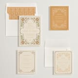 "Marigold" - Wedding Invitations in Ochre by Hannah Bowman - Invitation Suite