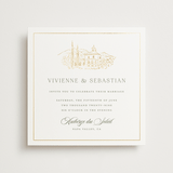 "Country Elegance" - Wedding Invitations in Sage Green by Lucrecia Caporale - Front