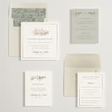 "Country Elegance" - Wedding Invitations in Sage Green by Lucrecia Caporale - Invitation Suite