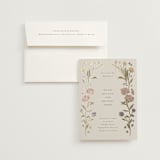 "Parisian Garden" - Wedding Invitations in Petal by Nicoletta Savod - Invitation with Envelope
