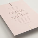 "aligned" - Wedding Invitations in Petal by Jessica Williams - Detail