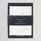 "Amazed" - Wedding Invitations in Obsidian by Design Lotus - Assembled