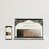 "Frame" - Wedding Invitations in Emerald by Jen Owens - FREE Wedding Website
