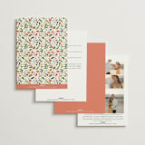 "Tropica" - Wedding Invitations in Papaya by Susan Moyal - Back of Card Options