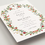 "Tropica" - Wedding Invitations in Papaya by Susan Moyal - Detail