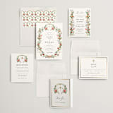 "Tropica" - Wedding Invitations in Papaya by Susan Moyal - Invitation Suite
