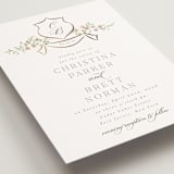 "Posy" - Wedding Invitations in Blush by Everett Paper Goods - Detail