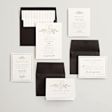 "Posy" - Wedding Invitations in Blush by Everett Paper Goods - Invitation Suite